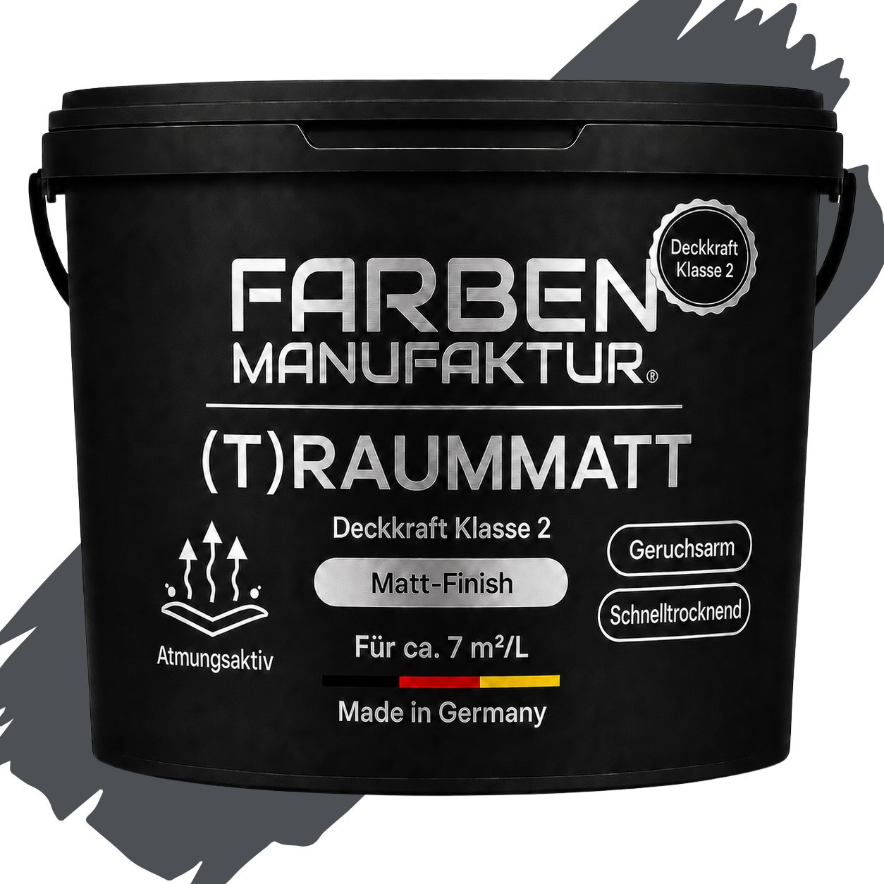 Farben Manufaktur (T)raummatt - Elegantes Grau Farben Manufaktur (T)raummatt - Elegantes Grau
