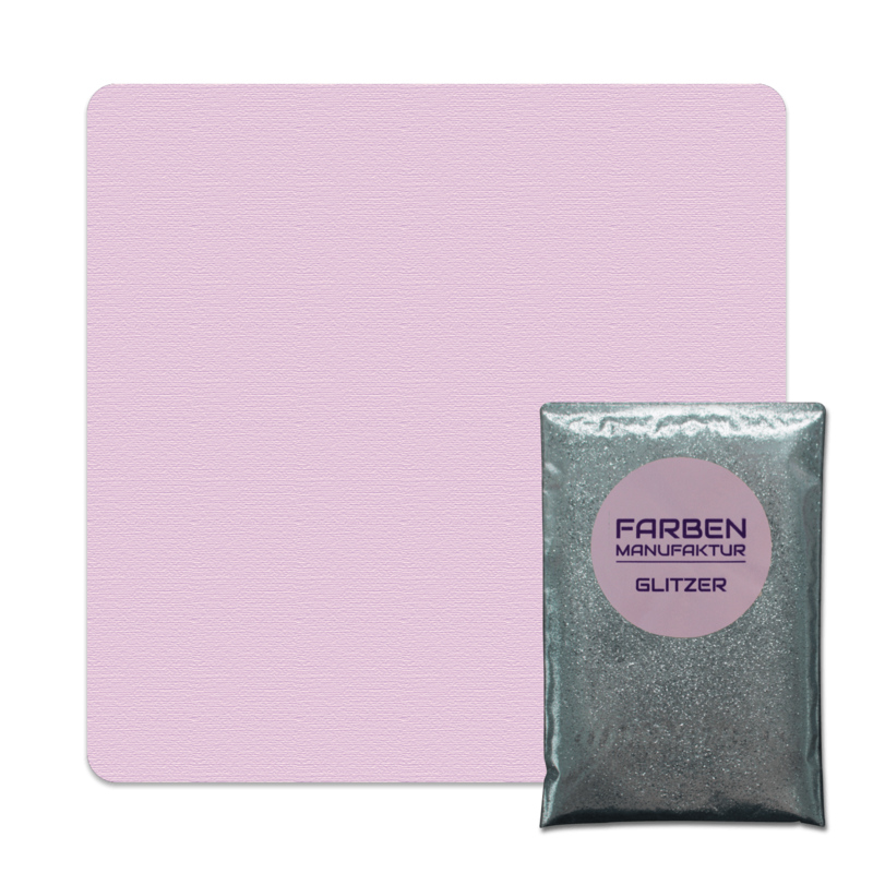 Farben Manufaktur Glitzer(t)räume - Flieder Lavendel mit Silber Glitzer