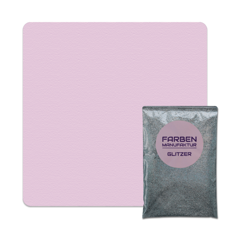 Farben Manufaktur Glitzer(t)räume - Flieder Lavendel mit Holo Silber Glitzer