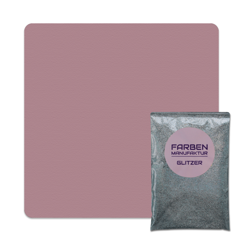 Farben Manufaktur Glitzer(t)räume - Taupe mit Holo Silber Glitzer