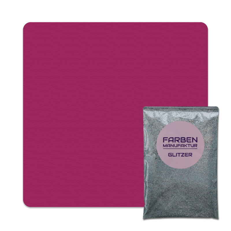 Farben Manufaktur Glitzer(t)räume - Lila Pink mit Holo Silber Glitzer (sdgl.)