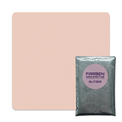 Farben Manufaktur Glam Collection Kreide-Wandfarbe mit Glitzer - Apricot mit Silber Glitzer Farben Manufaktur Glam Collection Kreide-Wandfarbe mit Glitzer - Apricot mit Silber Glitzer