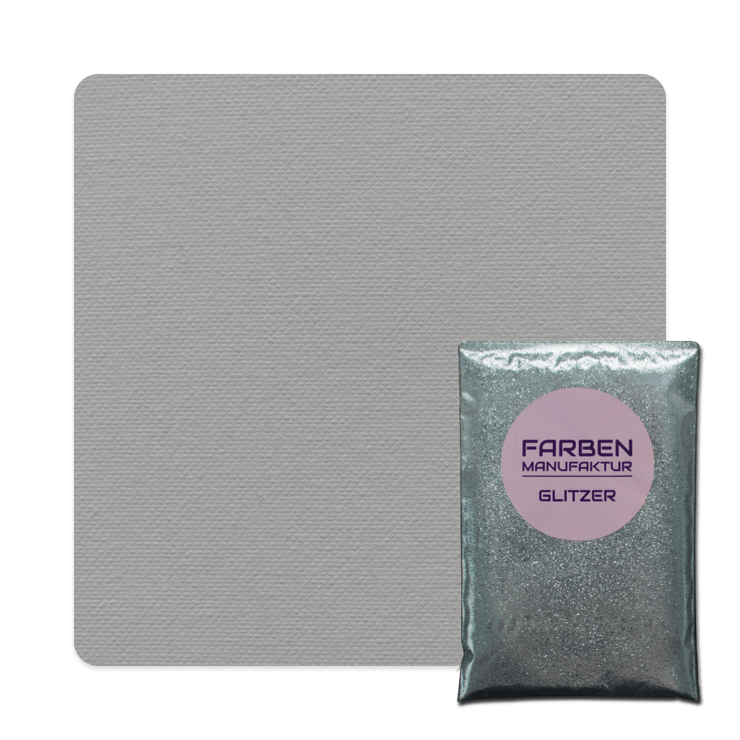 Farben Manufaktur Glam Collection Kreide-Wandfarbe mit Glitzer - Mittel Grau mit Silber Glitzer Farben Manufaktur Glam Collection Kreide-Wandfarbe mit Glitzer - Mittel Grau mit Silber Glitzer