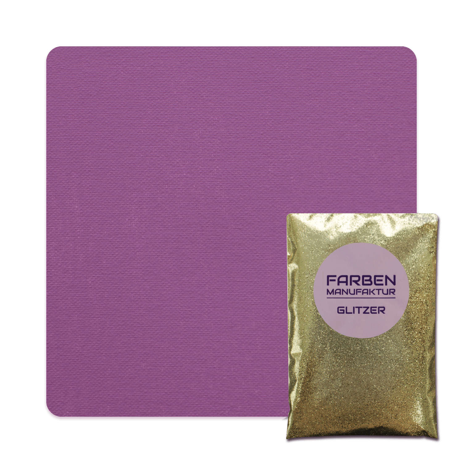 Farben Manufaktur Glam Collection Kreide-Wandfarbe mit Glitzer - Violett mit Gold Glitzer Farben Manufaktur Glam Collection Kreide-Wandfarbe mit Glitzer - Violett mit Gold Glitzer