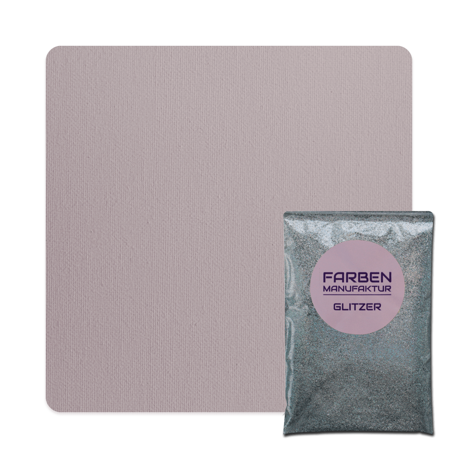 Farben Manufaktur Glam Collection Kreide-Wandfarbe mit Glitzer - Grau Rot mit Holo Silber Glitzer Farben Manufaktur Glam Collection Kreide-Wandfarbe mit Glitzer - Grau Rot mit Holo Silber Glitzer