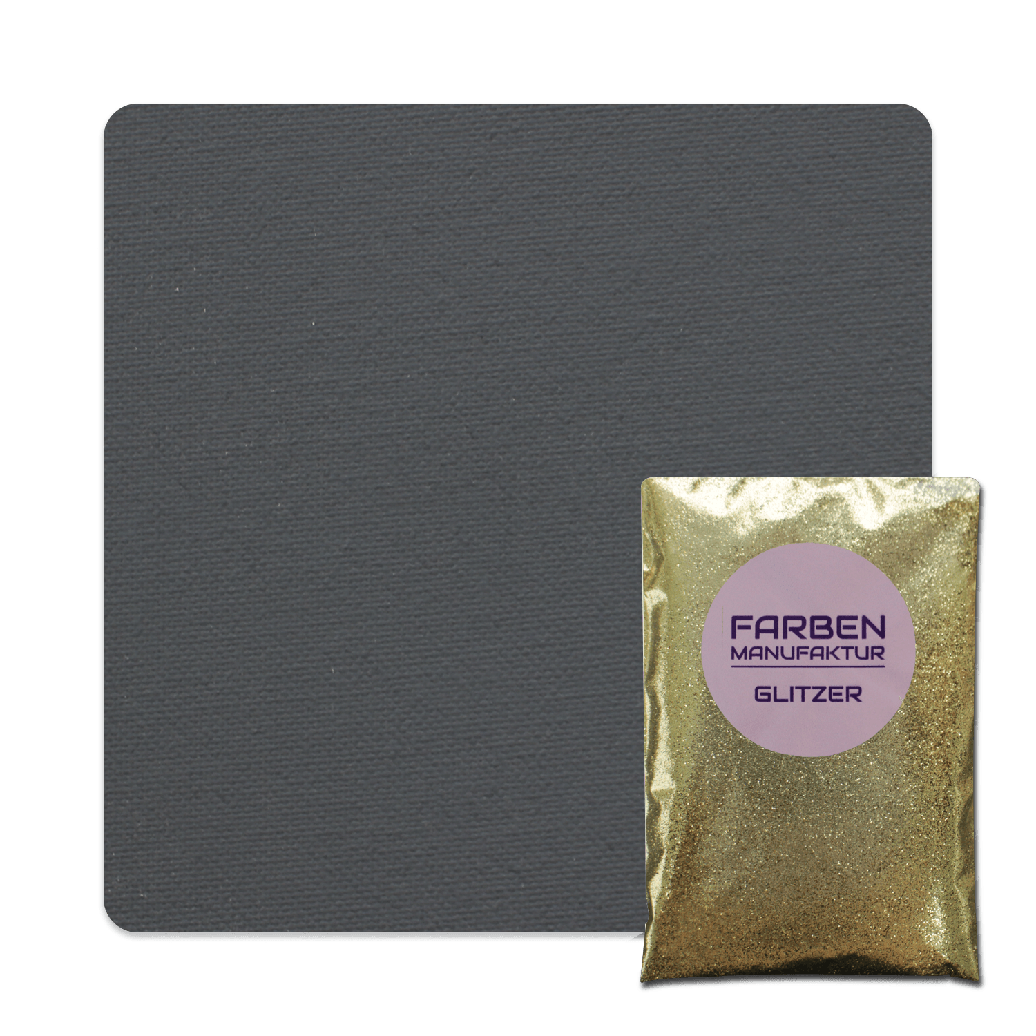 Farben Manufaktur Glam Collection Kreide-Wandfarbe mit Glitzer - Schiefer Grau mit Gold Glitzer Farben Manufaktur Glam Collection Kreide-Wandfarbe mit Glitzer - Schiefer Grau mit Gold Glitzer