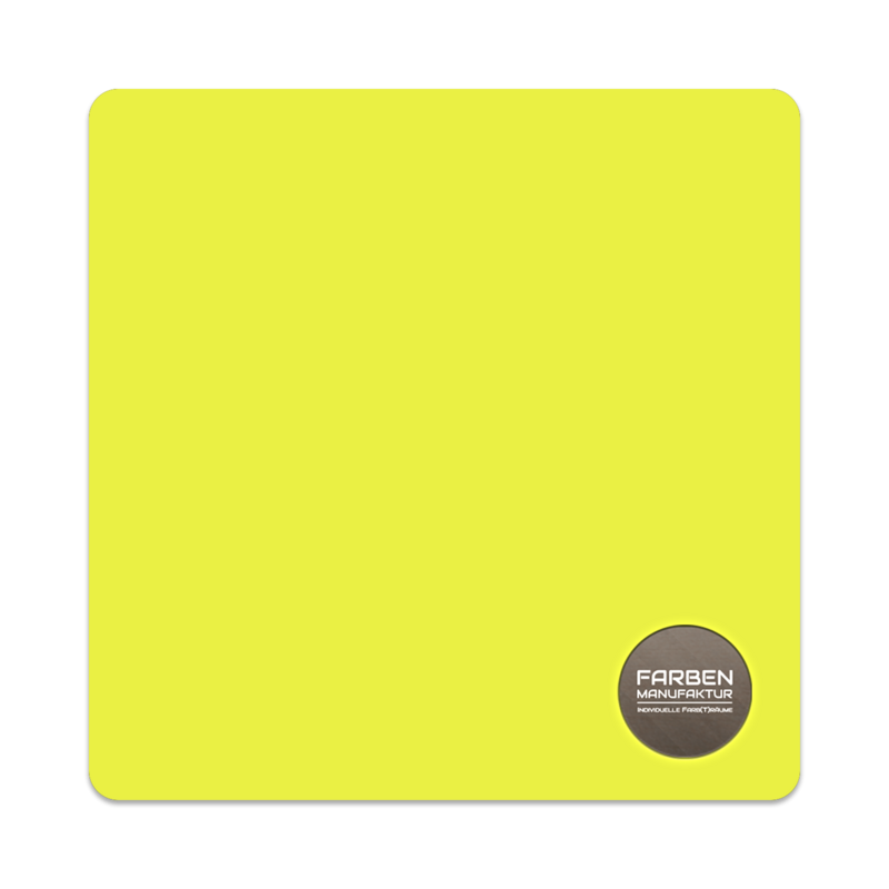 Farben Manufaktur (T)raumlux Seidenglänzend - RAL 1016 Schwefelgelb Farben Manufaktur (T)raumlux Seidenglänzend - RAL 1016 Schwefelgelb