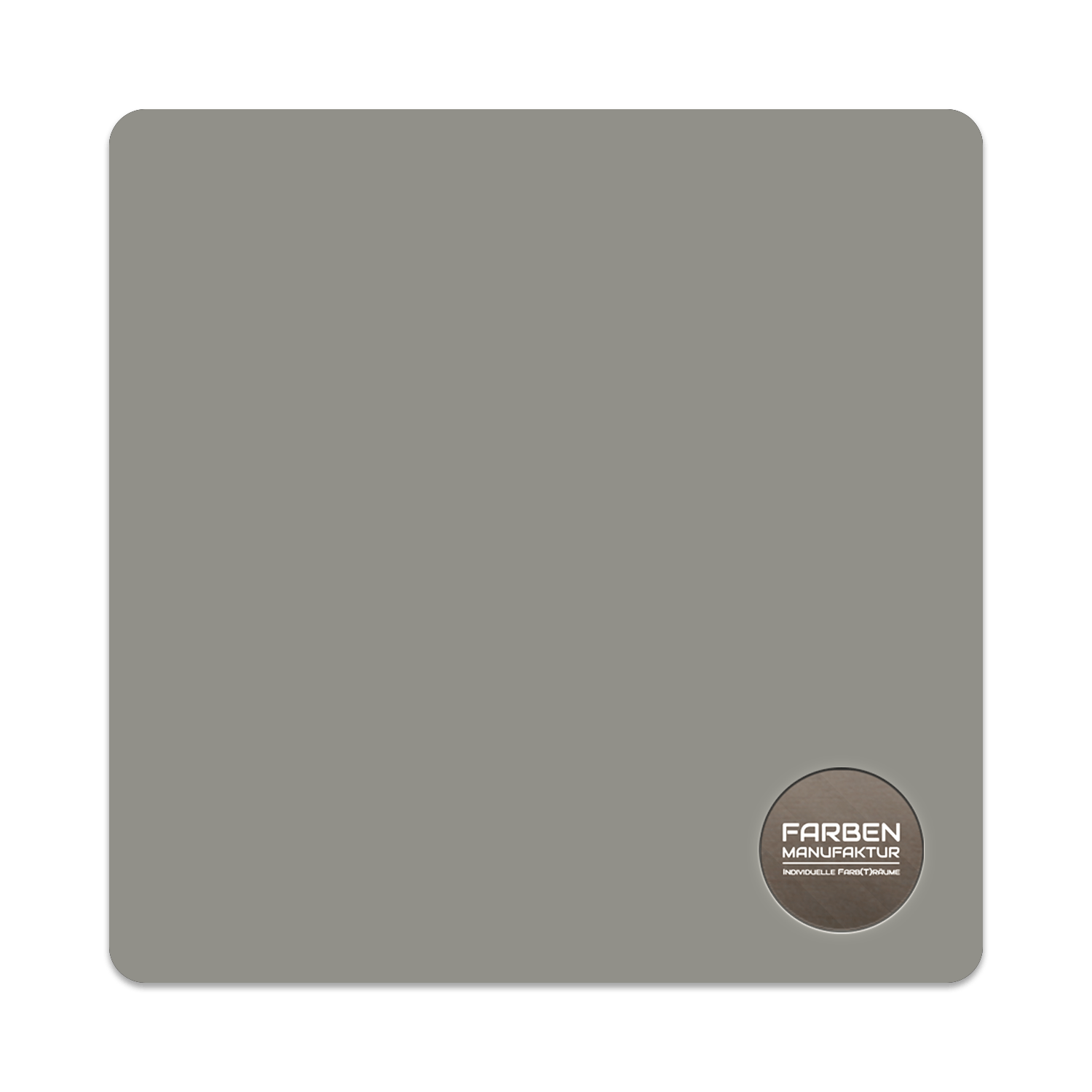 Farben Manufaktur (T)raumlux Seidenglänzend - RAL 7030 Steingrau Farben Manufaktur (T)raumlux Seidenglänzend - RAL 7030 Steingrau