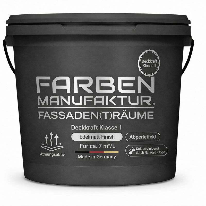 Farben Manufaktur Fassaden(t)räume Silikonharz - RAL 1011 Braunbeige Farben Manufaktur Fassaden(t)räume Silikonharz - RAL 1011 Braunbeige