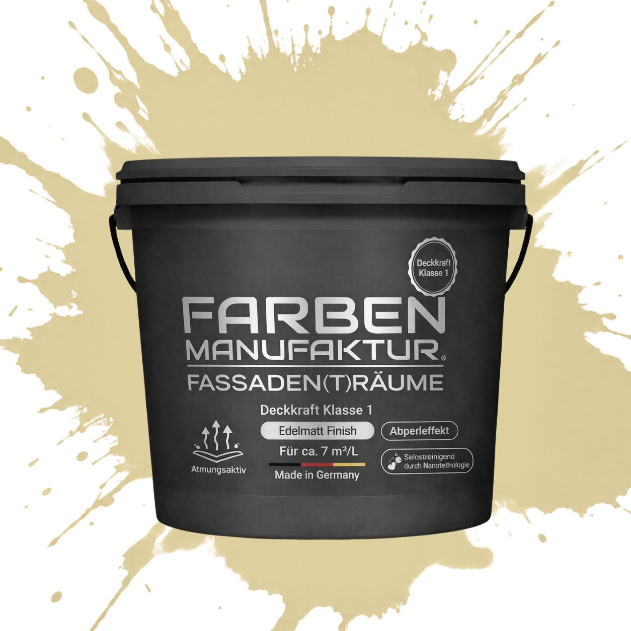 Farben Manufaktur Fassaden(t)räume Silikonharz - RAL 1014 Elfenbein Farben Manufaktur Fassaden(t)räume Silikonharz - RAL 1014 Elfenbein