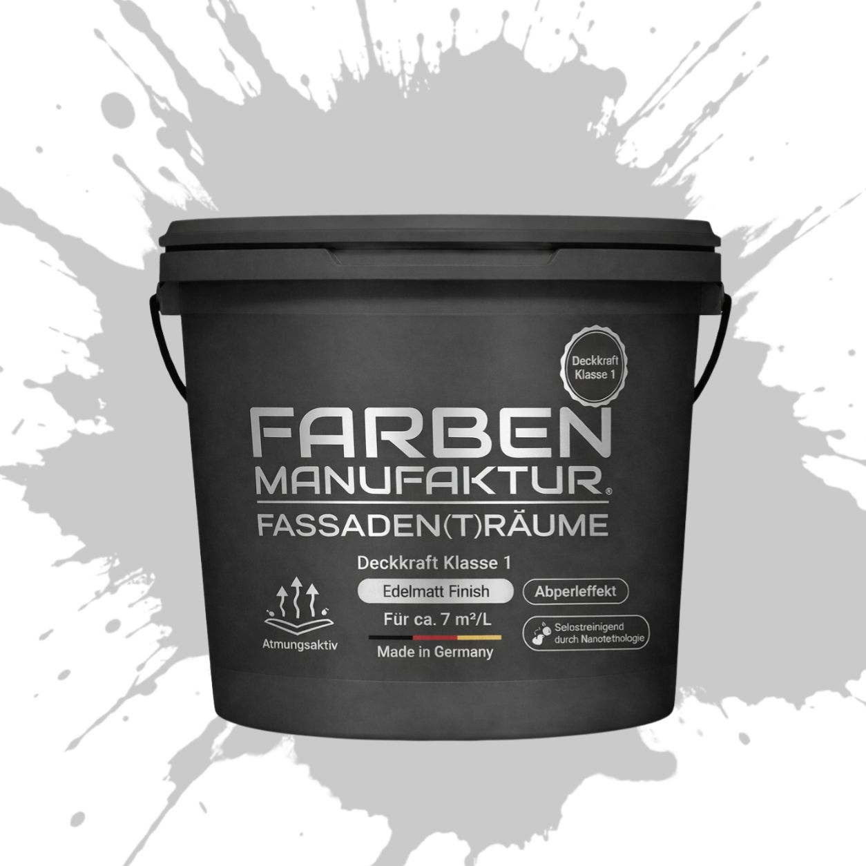 Farben Manufaktur Fassaden(t)räume Silikonharz - RAL 7047 Telegrau 4 Farben Manufaktur Fassaden(t)räume Silikonharz - RAL 7047 Telegrau 4