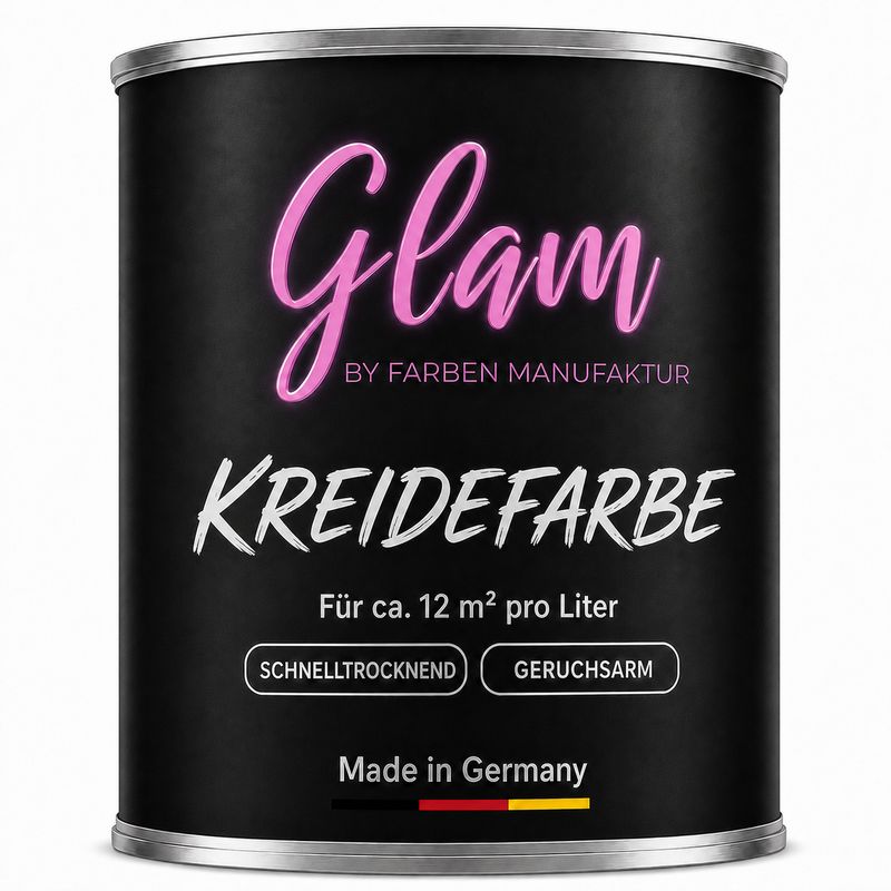 Farben Manufaktur Glam Collection Kreidefarbe Trendtöne - Dunkles Weiß/Grau Farben Manufaktur Glam Collection Kreidefarbe Trendtöne - Dunkles Weiß/Grau