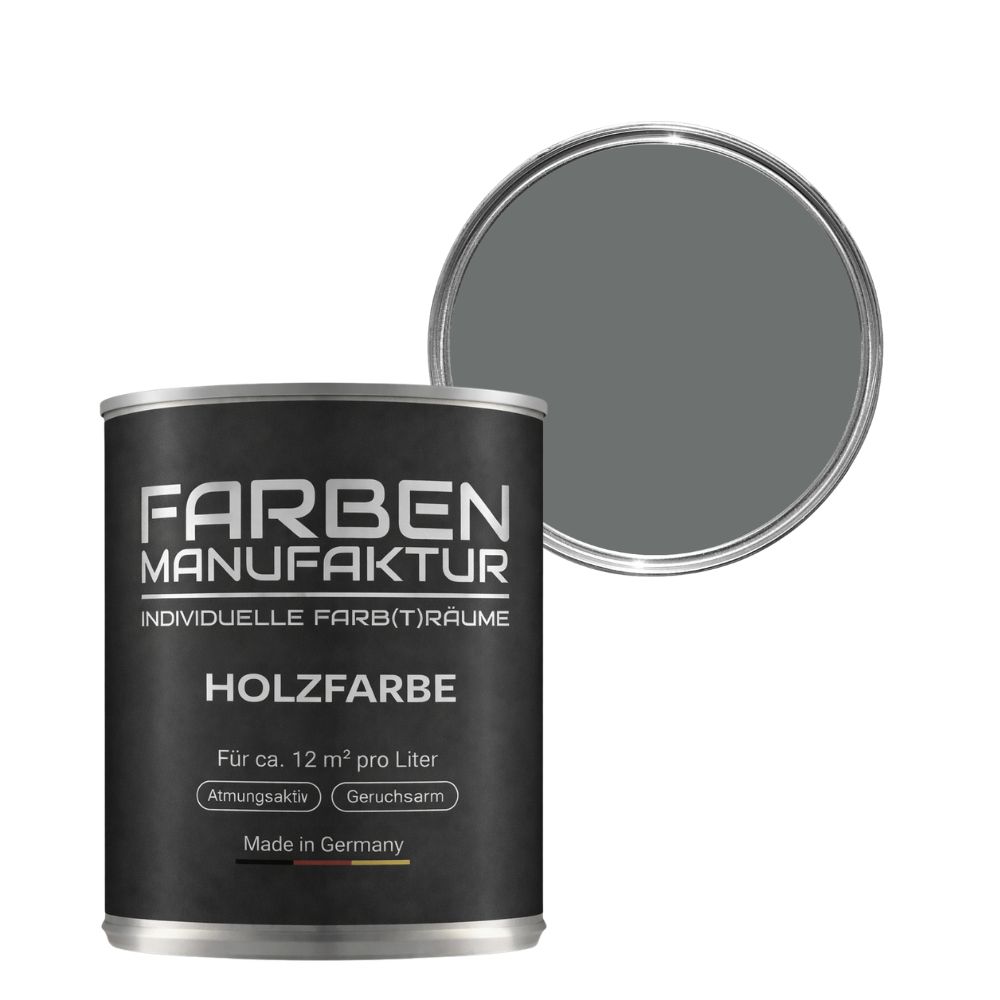 Farben Manufaktur Holzschutz deckend - RAL 7005 Mausgrau Farben Manufaktur Holzschutz deckend - RAL 7005 Mausgrau