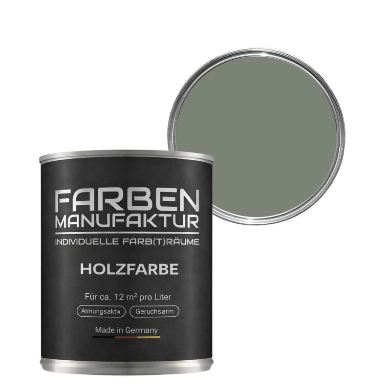 Farben Manufaktur Holzschutz deckend - RAL 7033 Zementgrau Farben Manufaktur Holzschutz deckend - RAL 7033 Zementgrau