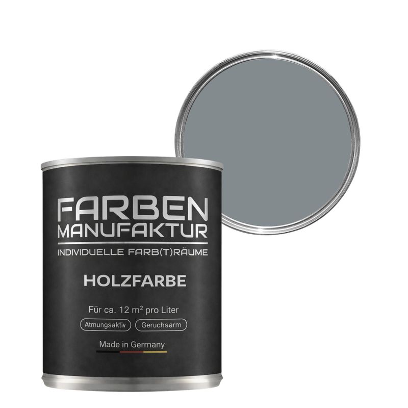 Farben Manufaktur Holzschutz deckend - RAL 7046 Telegrau 2 Farben Manufaktur Holzschutz deckend - RAL 7046 Telegrau 2