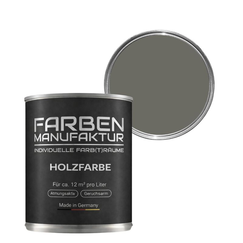 Farben Manufaktur Holzschutz deckend - RAL 7039 Quarzgrau Farben Manufaktur Holzschutz deckend - RAL 7039 Quarzgrau