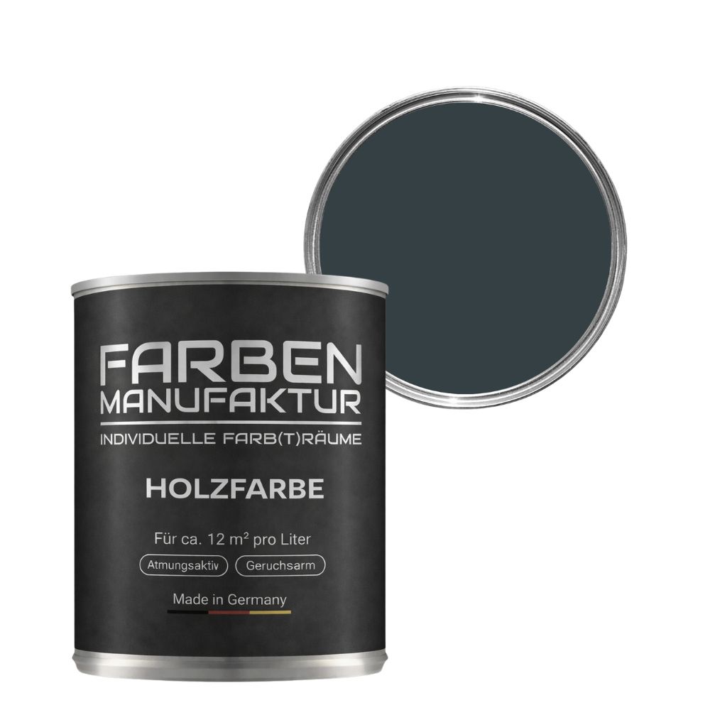 Farben Manufaktur Holzschutz deckend - RAL 7026 Granitgrau Farben Manufaktur Holzschutz deckend - RAL 7026 Granitgrau