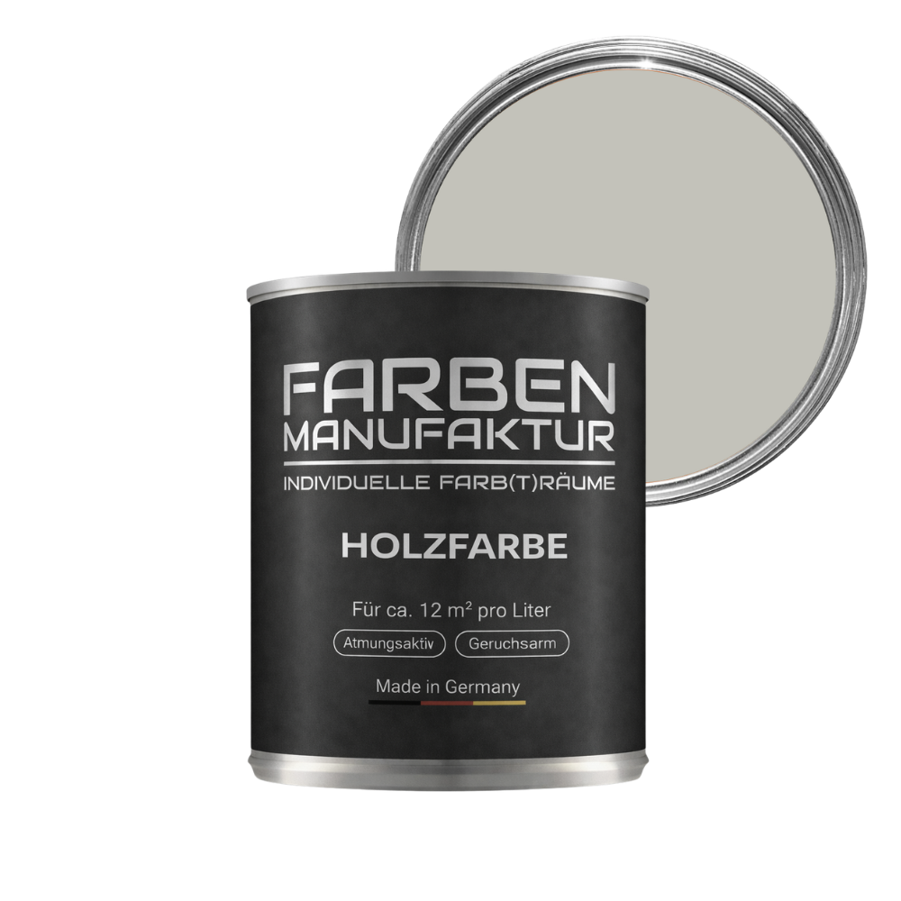 Farben Manufaktur Holzschutz deckend - RAL 7044 Seidengrau Farben Manufaktur Holzschutz deckend - RAL 7044 Seidengrau
