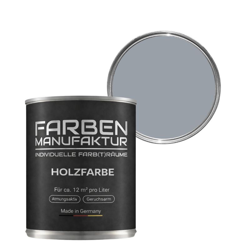 Farben Manufaktur Holzschutz deckend - RAL 7040 Fenstergrau Farben Manufaktur Holzschutz deckend - RAL 7040 Fenstergrau