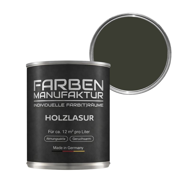Farben Manufaktur Holzlasur RAL 6006 - Grauoliv Farben Manufaktur Holzlasur RAL 6006 - Grauoliv