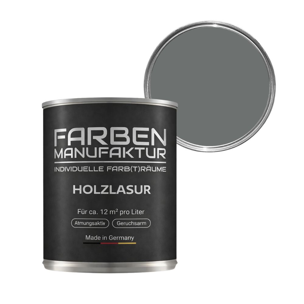 Farben Manufaktur Holzlasur RAL 7005 - Mausgrau Farben Manufaktur Holzlasur RAL 7005 - Mausgrau