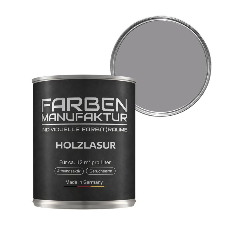 Farben Manufaktur Holzlasur RAL 7036 - Platingrau Farben Manufaktur Holzlasur RAL 7036 - Platingrau