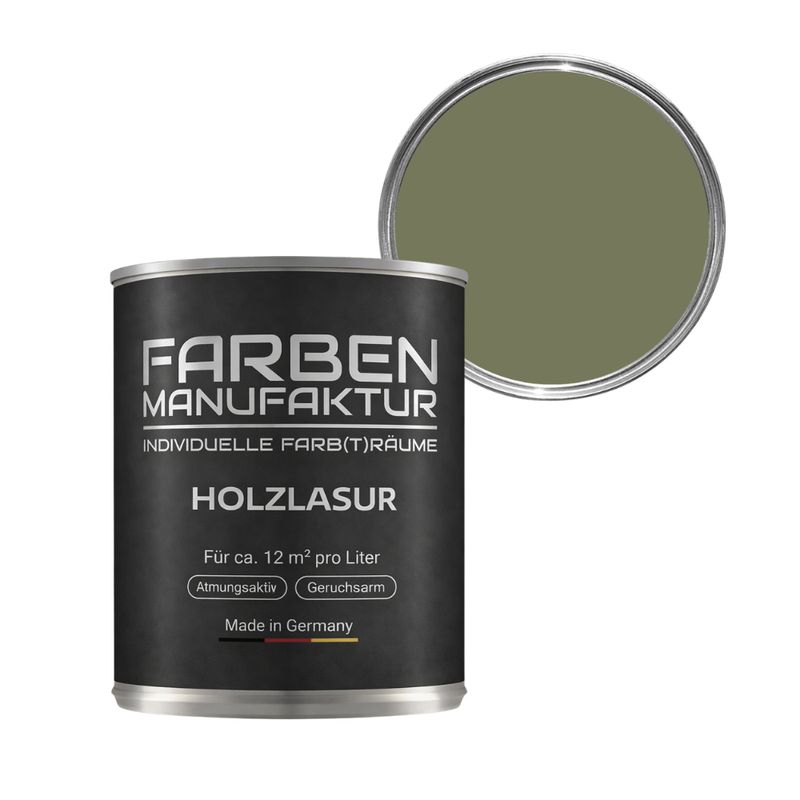 Farben Manufaktur Holzlasur RAL 6013 - Schilfgrün Farben Manufaktur Holzlasur RAL 6013 - Schilfgrün