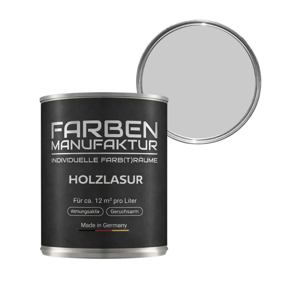 Farben Manufaktur Holzlasur RAL 7047 - Telegrau 4 Farben Manufaktur Holzlasur RAL 7047 - Telegrau 4