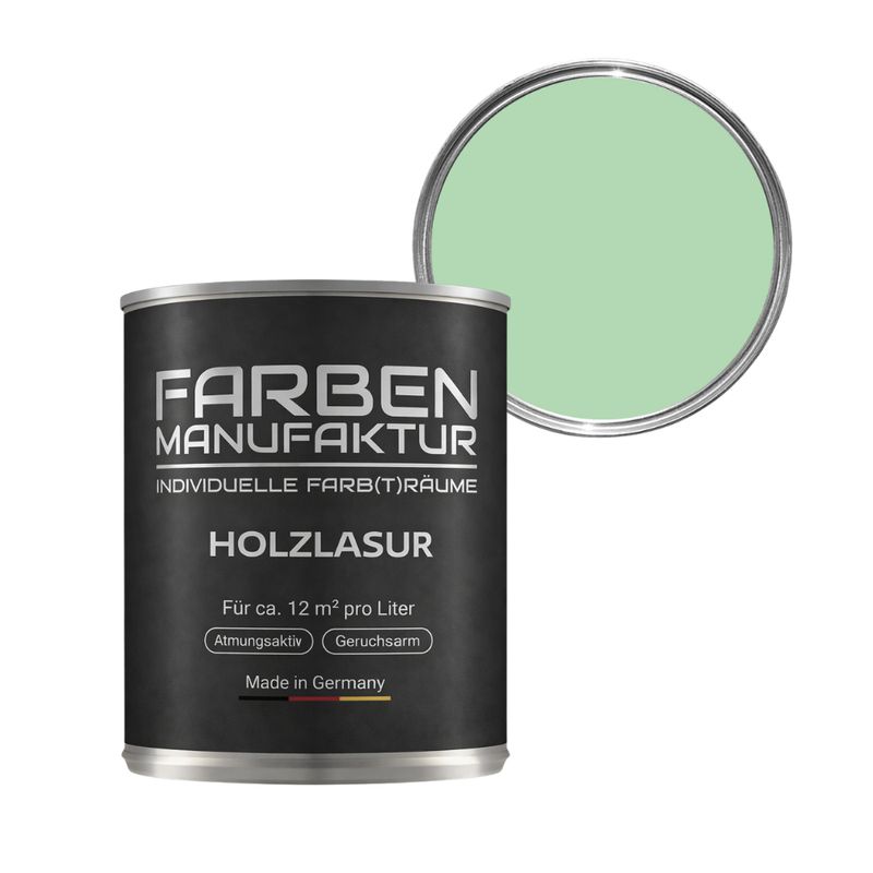 Farben Manufaktur Holzlasur RAL 6019 - Weißgrün Farben Manufaktur Holzlasur RAL 6019 - Weißgrün