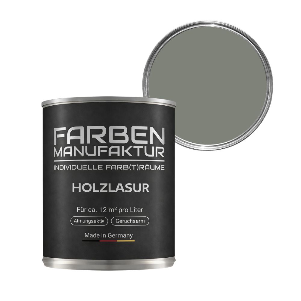 Farben Manufaktur Holzlasur RAL 7023 - Betongrau Farben Manufaktur Holzlasur RAL 7023 - Betongrau