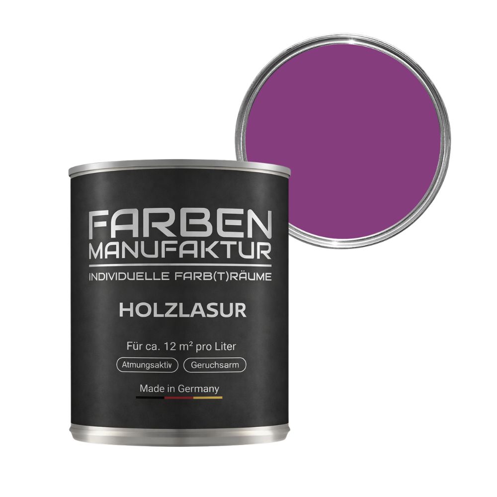 Farben Manufaktur Holzlasur RAL 4008 - Signalviolett Farben Manufaktur Holzlasur RAL 4008 - Signalviolett