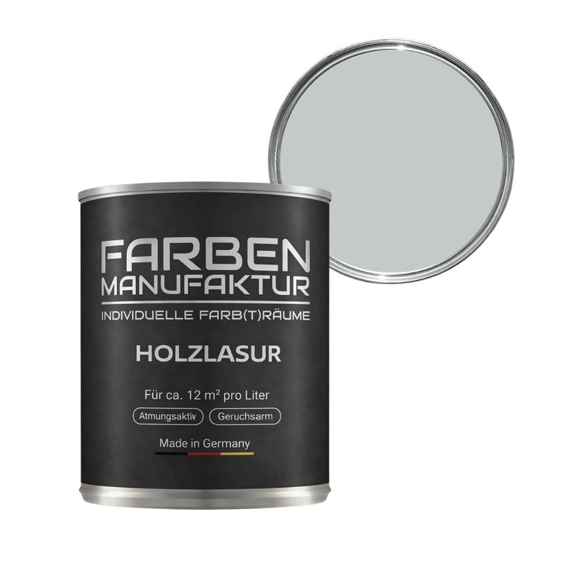 Farben Manufaktur Holzlasur RAL 7035 - Lichtgrau Farben Manufaktur Holzlasur RAL 7035 - Lichtgrau