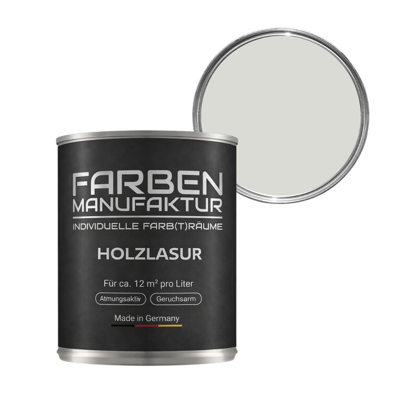 Farben Manufaktur Holzlasur RAL 9002 - Grauweiß Farben Manufaktur Holzlasur RAL 9002 - Grauweiß