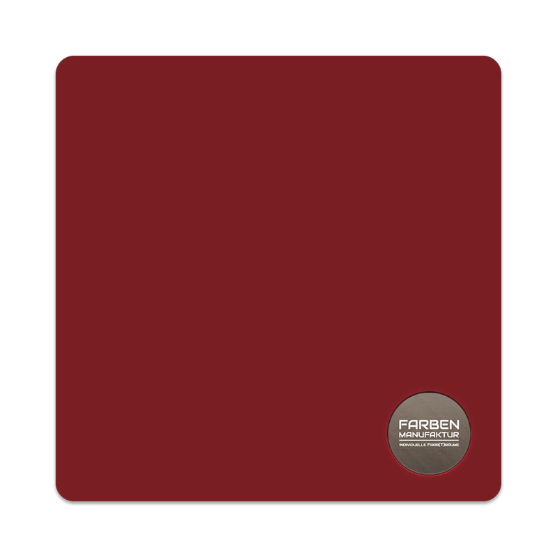 Farben Manufaktur Treppenlack Bunttöne mit Glitzer - RAL 3011 Braunrot