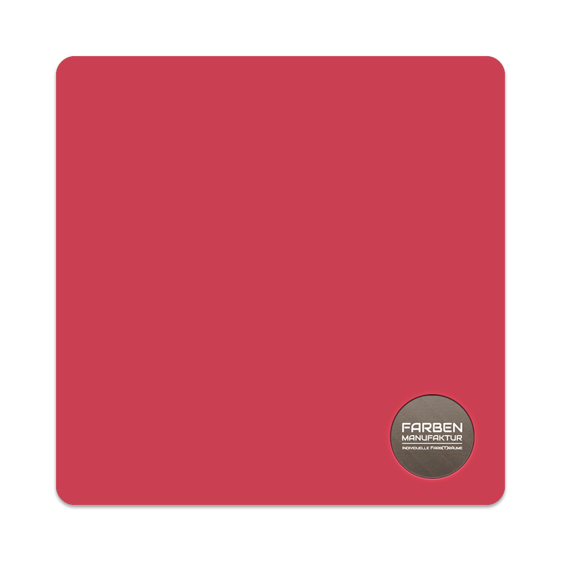 Farben Manufaktur (T)raumfarbe - RAL 3018 Erdbeerrot