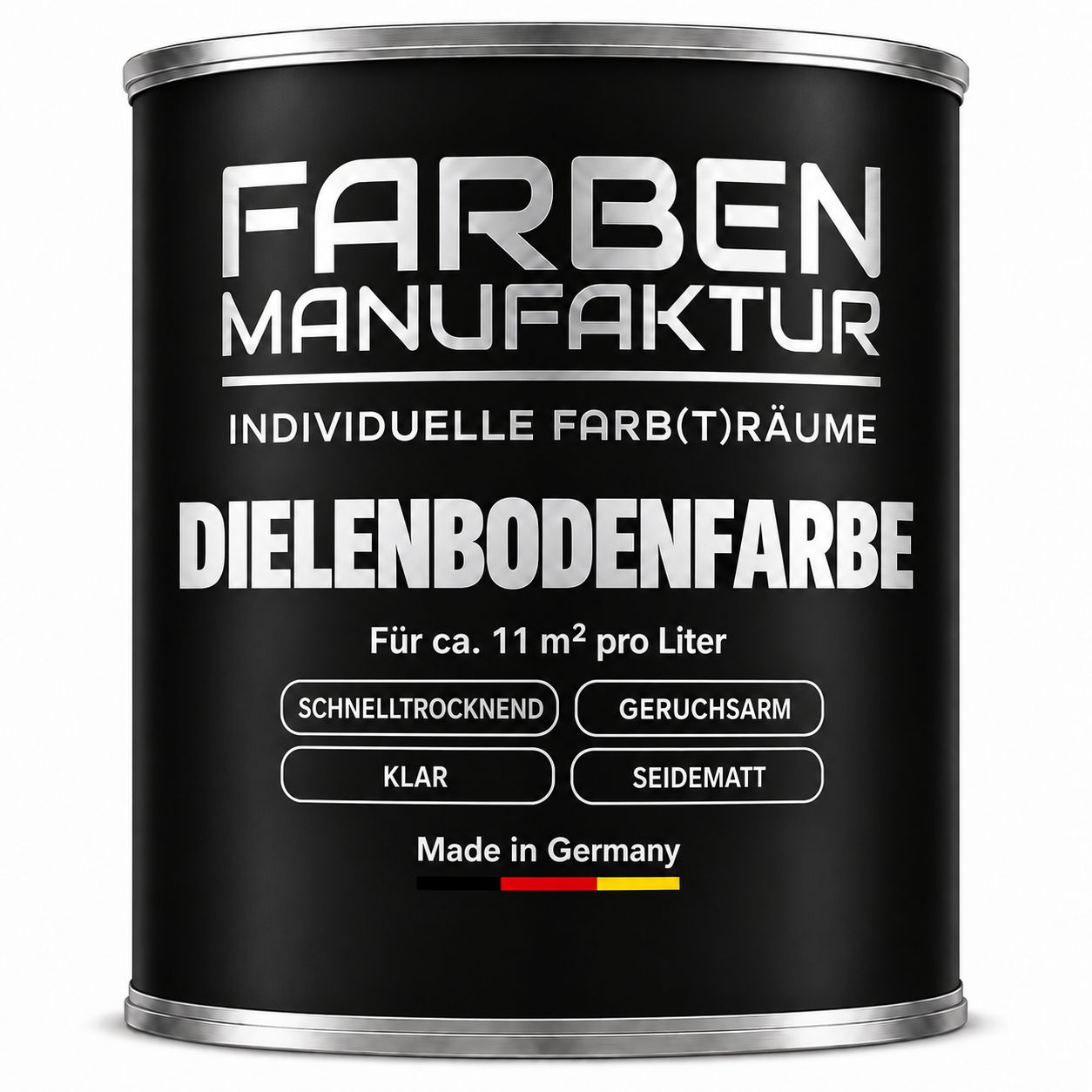 Farben Manufaktur Dielenbodenfarbe Bunttöne - Klar Seidenmatt Farben Manufaktur Dielenbodenfarbe Bunttöne - Klar Seidenmatt