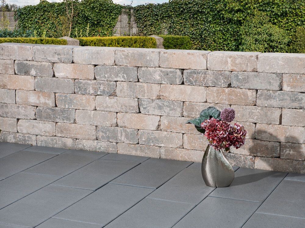 ANTIK FUHLENDORF MAUER MUSCHELKALK 42x21x14 cm