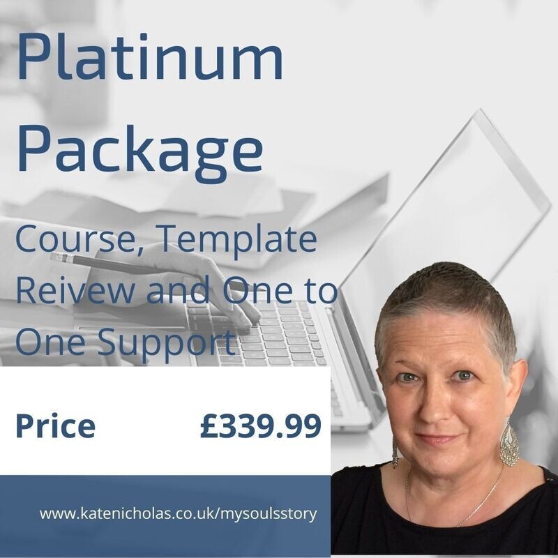 Write Your Story: Platinum package including reviews and 3 hours bespoke support