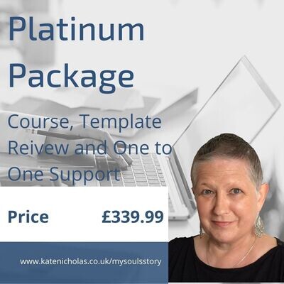 Write Your Story: Platinum package including reviews and 3 hours bespoke support