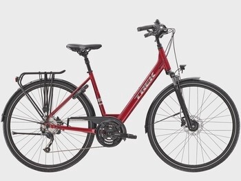 Trek Verve 2 Equipped Lowstep 2022, Colour: Red, Size: M