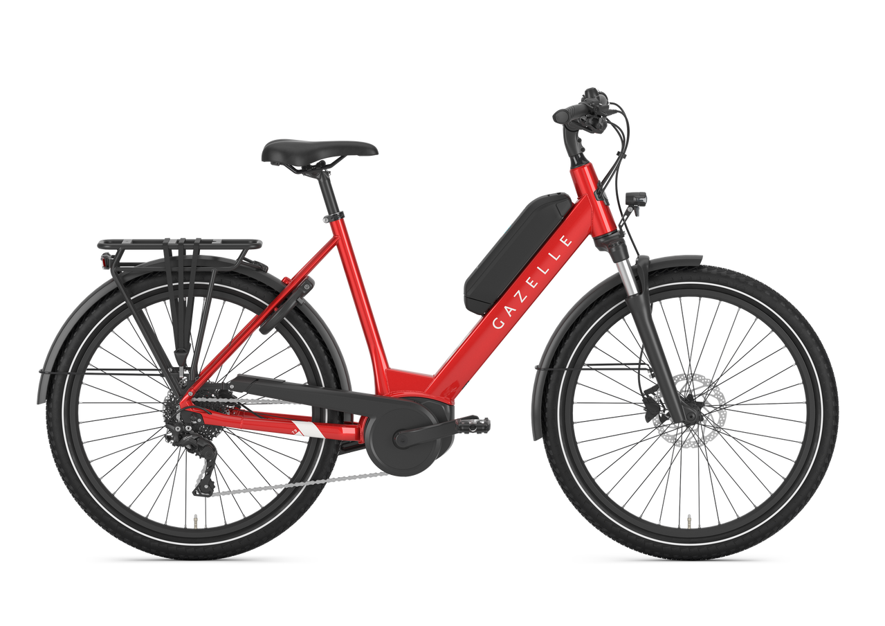 Gazelle Medeo T9, Size: Medium (50cm), Colour: Red