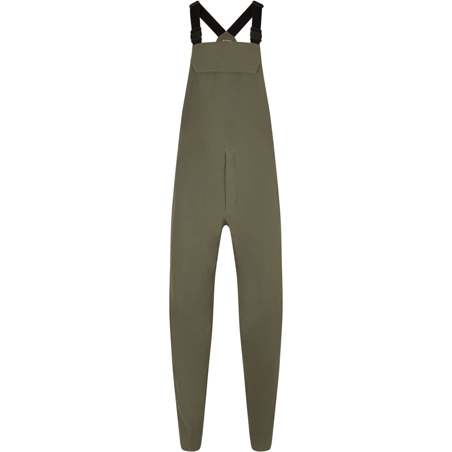 DTE 3-Layer Waterproof Bib Trousers, Colour: Midnight Green, Size: Large, Length: Regular 32&quot;