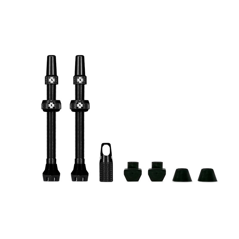 TUBELESS VALVES/80MM/BLACK