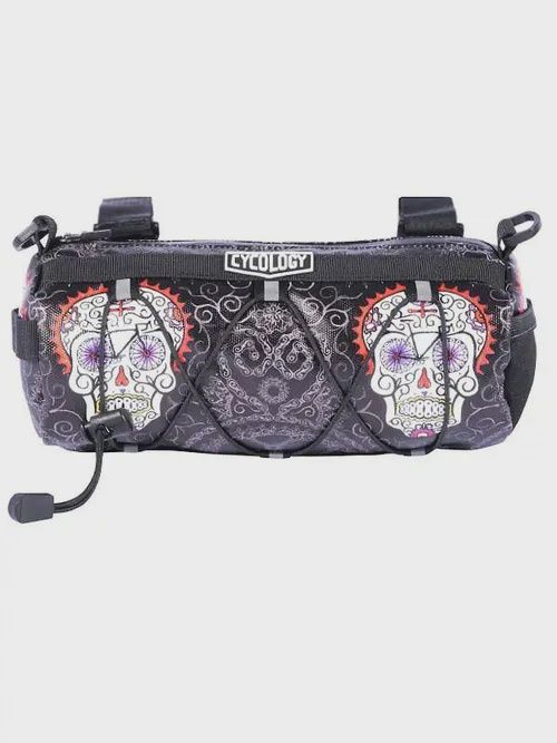 DAY OF THE LIVING BLACK HANDLEBAR BAG