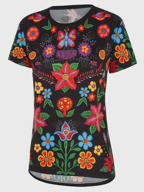 FRIDA WOMEN'S TECHNICAL T-SHIRT BLACK