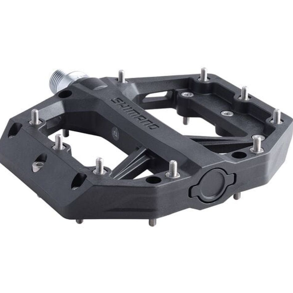 PD-GR400 flat pedals, resin with pins, black