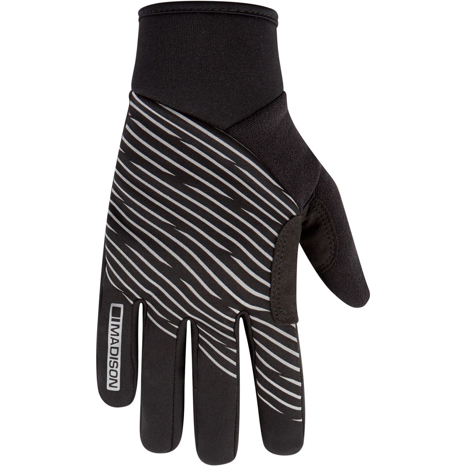 Stellar Youth Reflective Windproof Thermal Gloves, Colour: Black, Size: 5-6