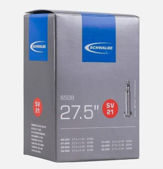 Schwalbe 650B/27.5″ Inner Tube – Presta (SV21)