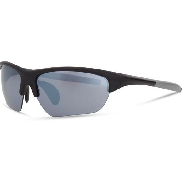 Mission Sunglasses - matt black / silver mirror
