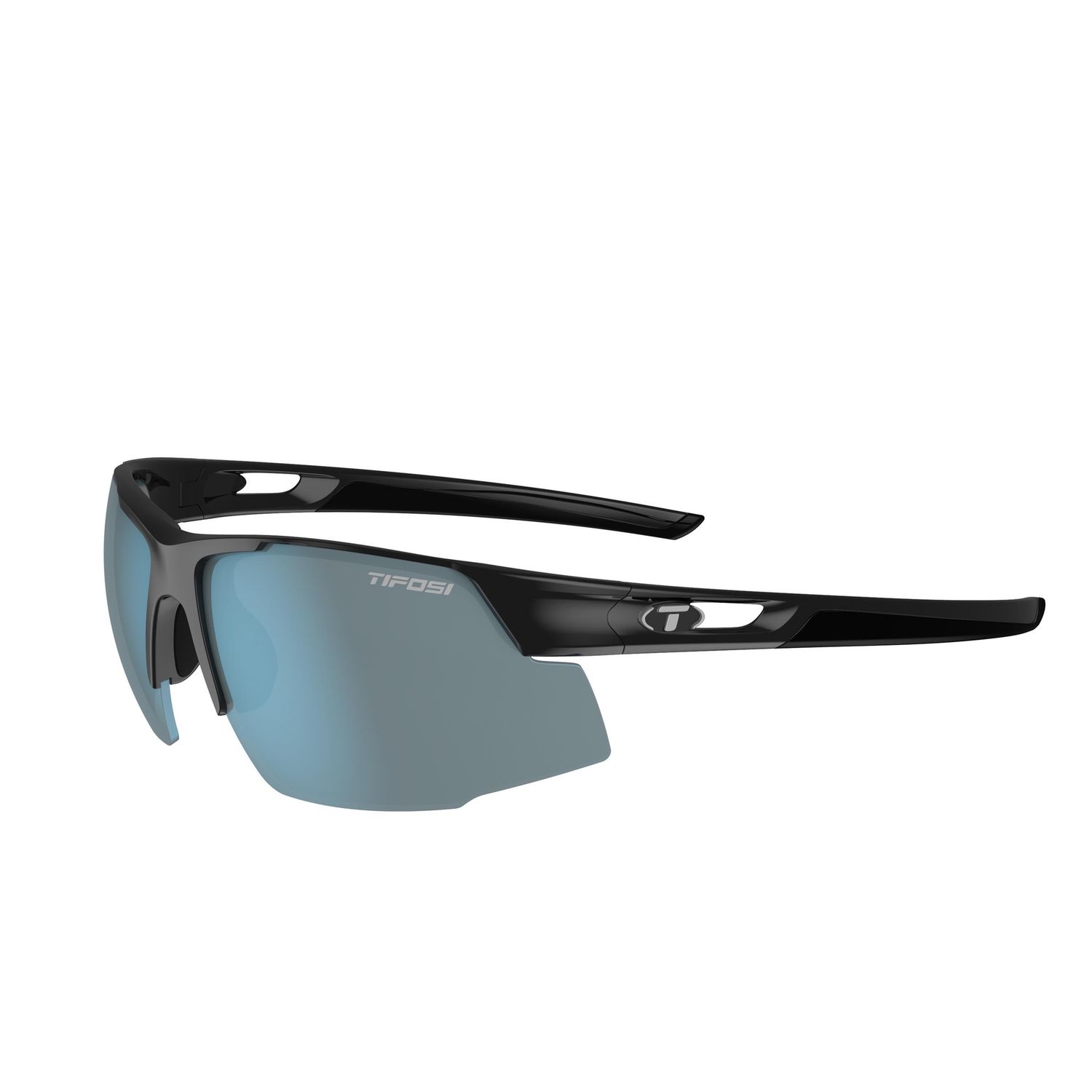 Tifosi Centus Single Lens Sunglasses, Colour: Gloss Black